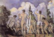 Paul Cezanne Bathers Norge oil painting reproduction